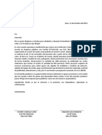 Carta Solicitud de Auspicio Empresas