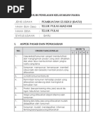 Teluk Pulai Formulir Penilaian Kelayakan Usaha