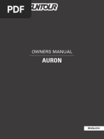 Auron Owners Manual