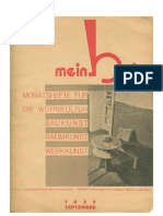 Mein Heim, Monatshefte für Baukunst + Raumkunst + Werkkunst und Wohnkultur, 10/1932; Alfred Bayer-Lythos, Oswald Richter, Karlovy Vary, 1932