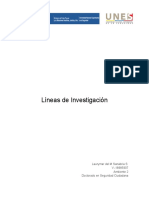 Concepto de Líneas de Investigación