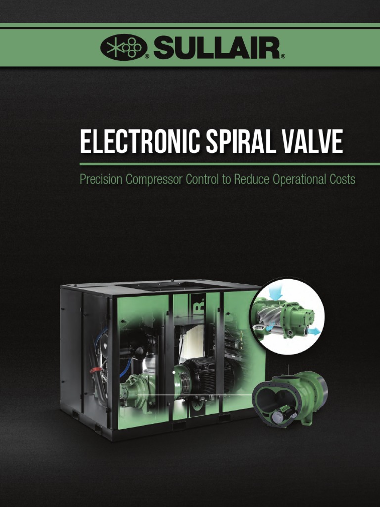 LIT Sullair Electronic Spiral Valve Brochure SAPSPIRAL2018083 PDF