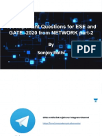 100 IMPORTANT QUESTIONS FOR ESE GATE 2020 FROM NETWORKPART 2 With Anno