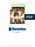 Fable 3 Serial Number PC