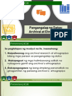 Mod 14 - Pangangalap NG Datos