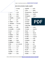 Vocabulario de animales en ingles - Lista de palabras.pdf