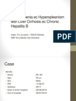 Pansitopenia ec Hipersplenism dengan Cirrhosis Hepatik ec Hepatitis.pptx