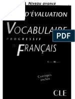 Vocabulaire Progress If Du Francais - Tests