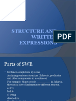 Structure and Written Expressions