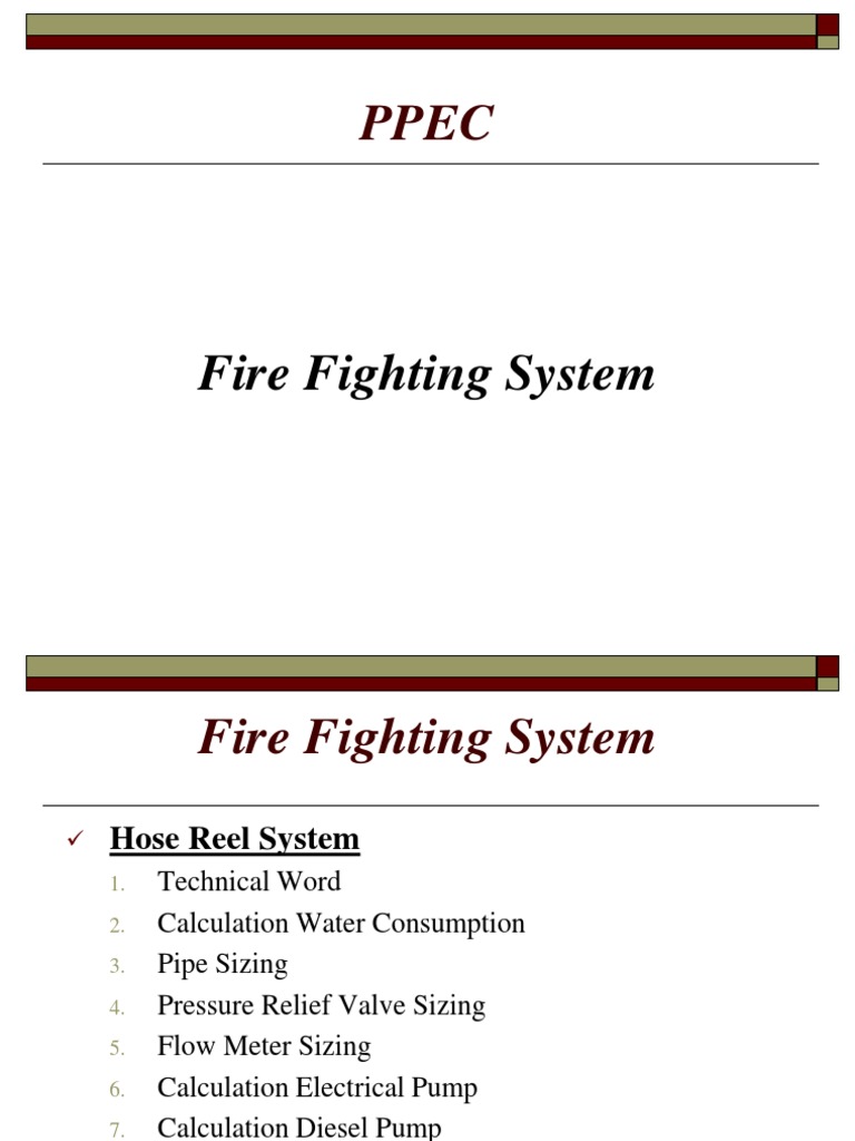 Fire Protection and Fire Fighting System Design Calculations | PDF ...