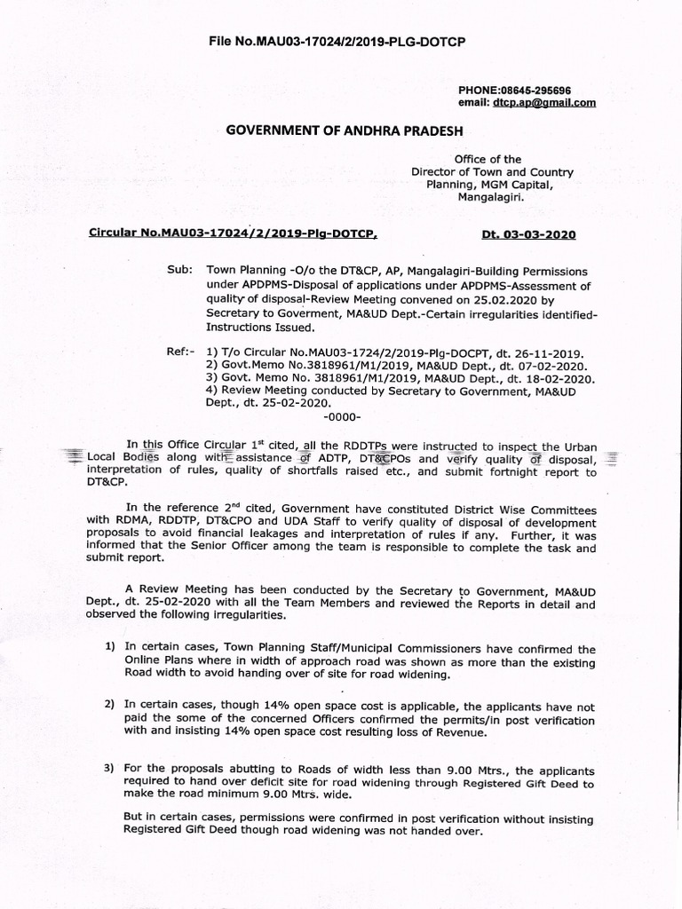 APDPMS Building Permissions Review | PDF | Government | Business