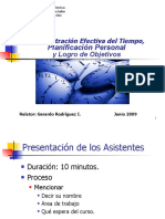 Curso de Administración Efectiva Del Tiempo