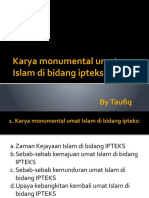 Karya Monumental Umat Islam Di Bidang Ipteks