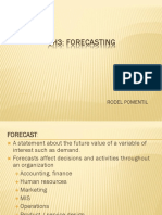 CH 3 FORECASTS BASED ON TIME SERIES DATA - Rodel