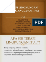 Terapi Lingkungan Pada Gangguan Jiwa