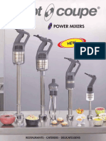 MP450 - Robot Coupe Power Mixers Leaflet