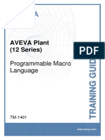 TM-1401 AVEVA Plant (12 Series) Programmable Macro Language (Basic) Rev 3.0