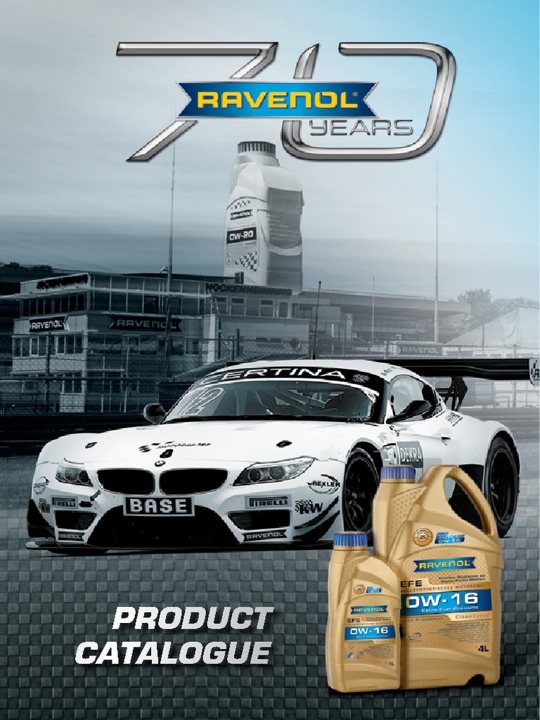 Ravenol Product Catalog 2016, PDF, Motor Oil