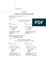 Tugas 1 Barisan Dan Deret PDF