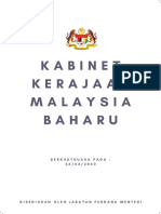 DOKUMEN KABINET KERAJAN MALAYSIA BAHARU 24-FEB-2020