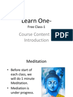 Free Class-1: Course Content & Introduction