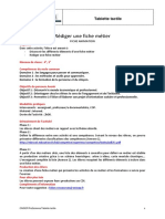 01 - Rédiger Une Fiche Métier PDF
