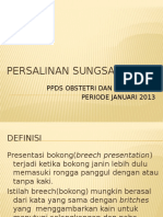 Penatalaksanaan Persalinan Sungsang PDF