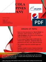 Pepsi-COLA PHILIPPINES Company