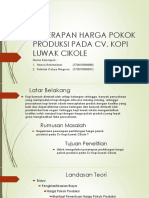 PENERAPAN HARGA POKOK PRODUKSI PADA CV Fix