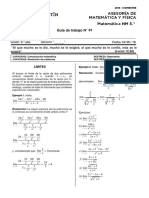 5°sec Matemáticanm Iibim2018 Guiadetrabajo1 PDF