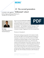 Meet Generation Z - The Second Generation Within The Giant Millenial Cohort