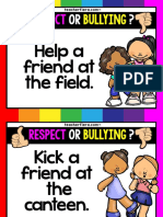 Respect or Bullying Flashcards PDF