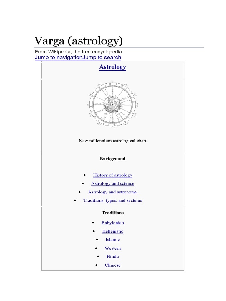 Varga | PDF | Astrology | New Age Practices