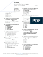 Tumbuhan Berbiji Soal PDF