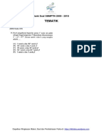 Soal SBMPTN Tematik - Besaran Dan Satuan PDF