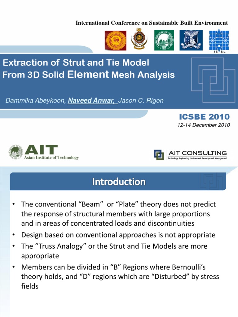Automatic Strut and Tie Model Extraction | PDF | Truss | Stress (Mechanics)