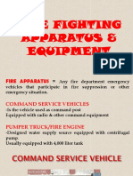 Fire Safety. Fire Fighting Apparatus