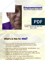 Practical Questions & Answers on Employee Empowerment