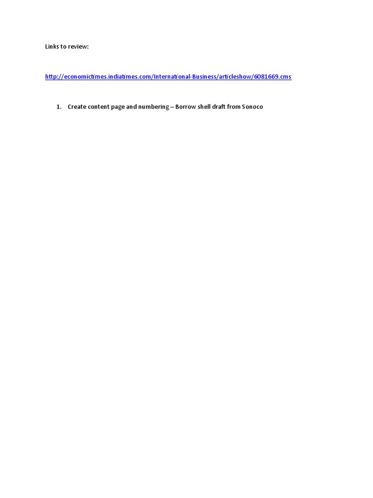 Final Draft Shell | PDF