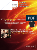 IET Malaysia Newsletter - Sept 2018