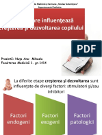 Factorii Care Influenţează Creşterea Şi Dezvoltarea Copilului