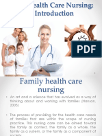 Family Health Care Nursing-Introduction