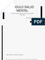 Módulo Salud Mental (Salud y Trastorno Mental)