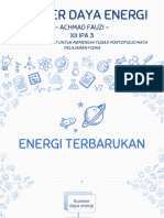 Portofolio Fisika - Sumber Daya Energi