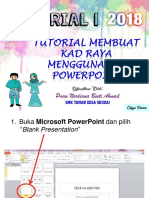 Tutorial Buat Kad Raya Guna Powerpoint