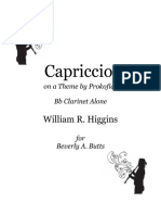 [Clarinet_Institute] Higgins, William R. - Capriccio on a Theme by Prokofieff.pdf