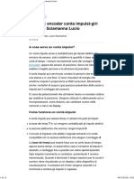 Arduino - Encoder Conta Impulsi-Giri Motore - Sciamanna Lucio