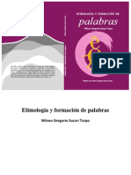 Etimologia y Formacion de Palabras