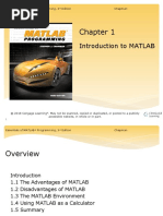 01 - Introduction to Matlab (1)