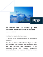 El Valor de La Ética y Los Buenos Modales en El Islam PDF